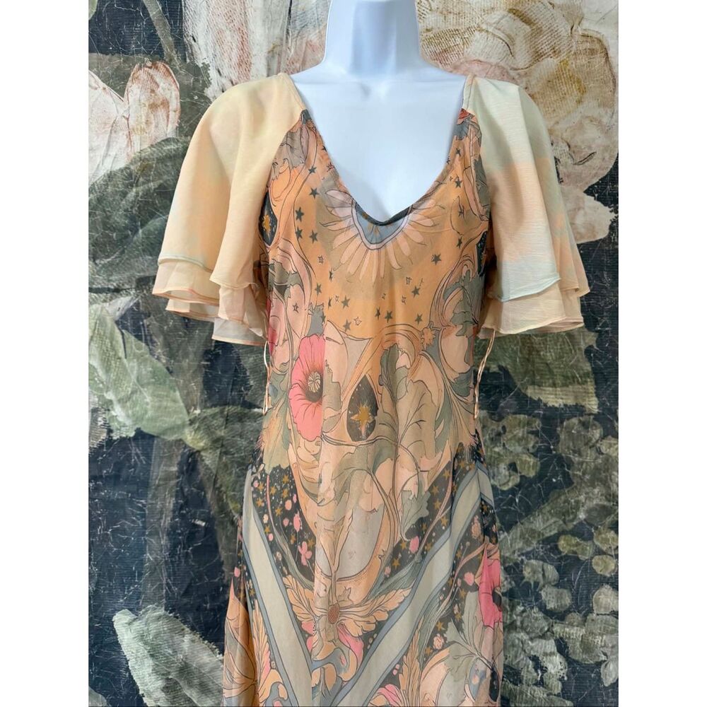 New Free People Celestial Nights Maxi Dress Size Xs, - Picture 14 of 14